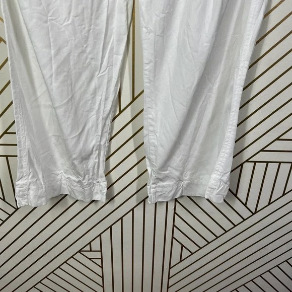 House of Harlow 1960‎ White Cropped Drawstring Pants Size US Small - Picture 5 of 12